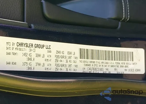 2014 Jeep Grand Cherokee Limited from USA, damaged, VIN 1C4RJFBG9EC316651